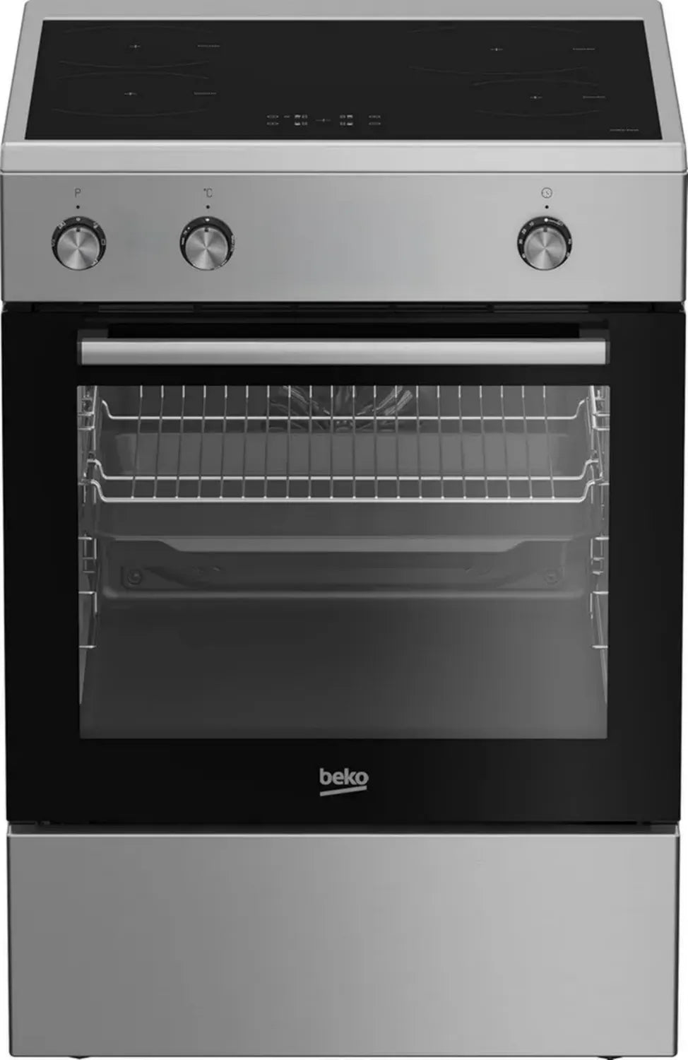 Beko Cucina 60x60 cm, Piano Induzione 4 Zone, Forno 72 L, Classe A, Inox
