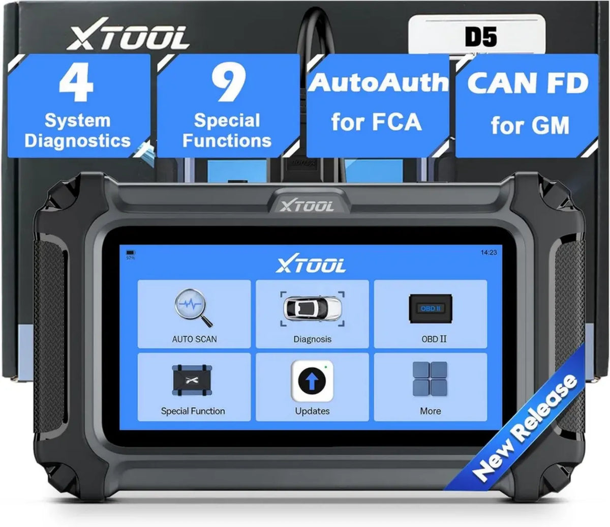 Scanner XTOOL D5: Strumento Diagnostico Auto con 10 Reset e AutoAuth