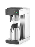 HENDI Caffettiera Americana Acciaio Inox con Caraffa Termica 2L e 100 Filtri, 230V 1400W