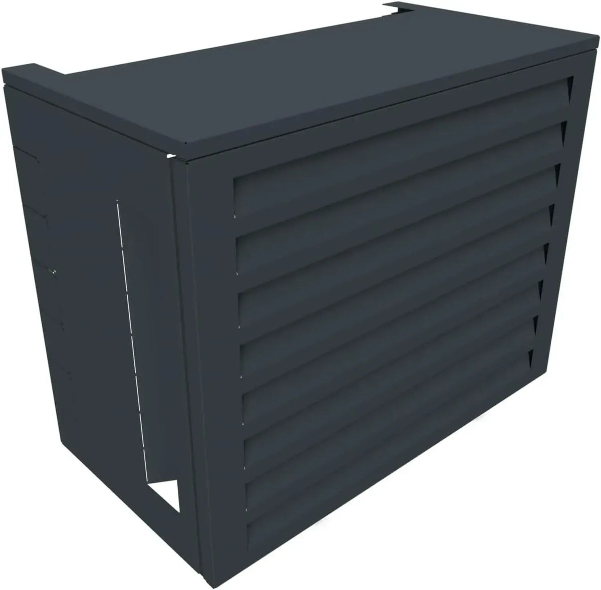 Rivestimento in Alluminio Verniciato per Climatizzatore e Pompa di Calore - Misura 2 - Grigio Antracite