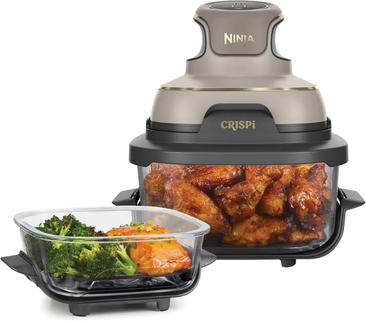 Friggitrice ad Aria Compatta Ninja 4 in 1, 3.8L, con Funzioni di Frittura, Arrosto e Mantenimento Calore, 1700W