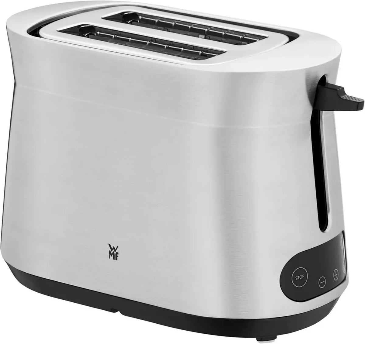 WMF Kineo Tostapane in Acciaio Inox con Porta Panini, 2 Fette, 10 Livelli di Doratura, 980 W