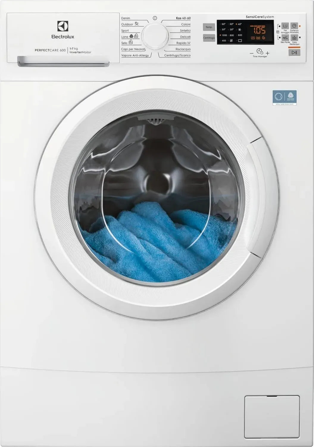 Lavatrice Slim Electrolux Serie 600 PerfectCare 7 kg a Carica Frontale