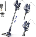YISORA Scopa Elettrica 6 in 1 con Cavo, Aspirapolvere 23kPa 600W, Senza Sacco, Ideale per Pavimenti Duri, Tappeti e Peli Animali, Cavo Lungo 6m