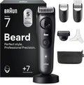 Rasoio Elettrico Uomo Braun Series 7, Kit 7 Accessori, Lame Affilate ProBlade, Autonomia 120 Min, Impermeabile, Regolazione Precisione 40 Lunghezze, Modello BT7525, Colore Grigio