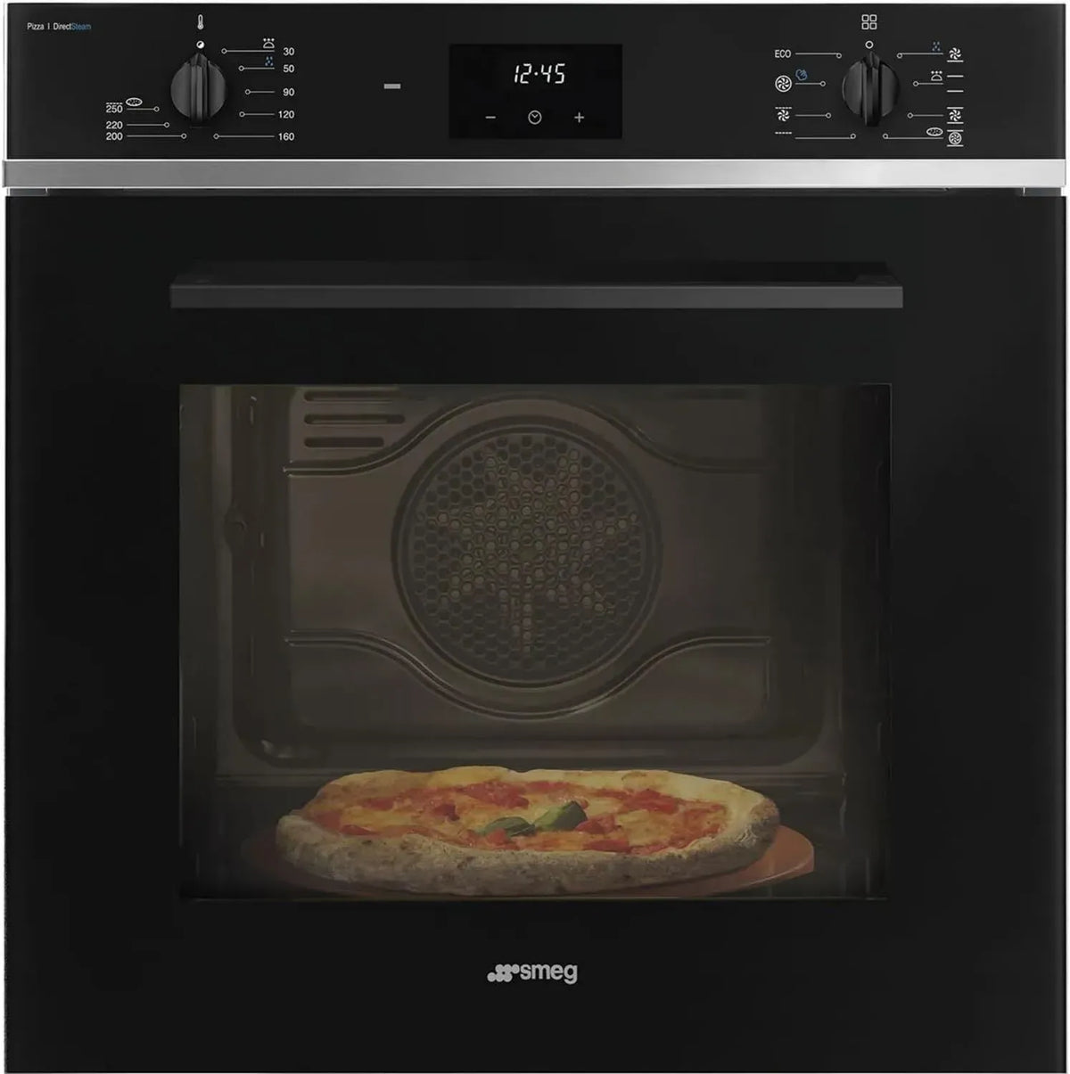 Forno Elettrico da Incasso 65L Nero, Ventilato, Classe A