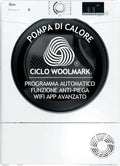 Hoover H-DRY 350 Asciugatrice 8 Kg, Pompa di Calore, Wi-Fi, 16 Programmi, Bianca, Classe D