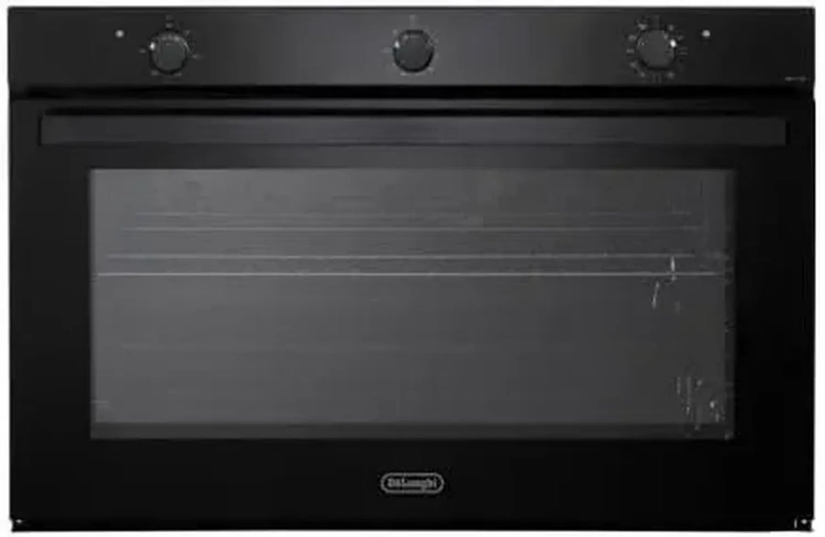 De'Longhi Forno Elettrico 90cm, 11 Funzioni, 3D Termoventilato, Girarrosto, Doppia Ventola, Doppio Vetro, 121L, Nero, Classe A