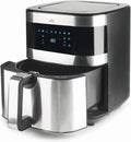 Friggitrice ad Aria Lacor Ecofry 5.5L, Touch Screen 1500W, 8 Programmi, Ricettario Incluso