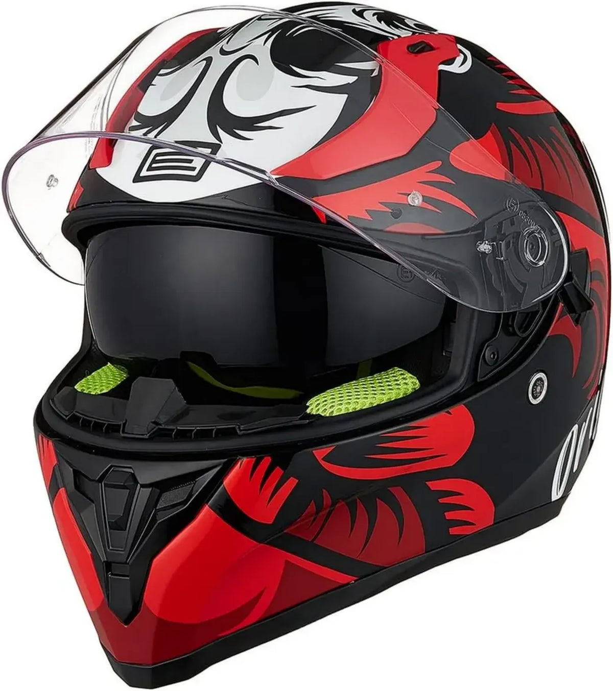 Casco Integrale Moto Stradale con Doppia Visiera Certificato ECE2206