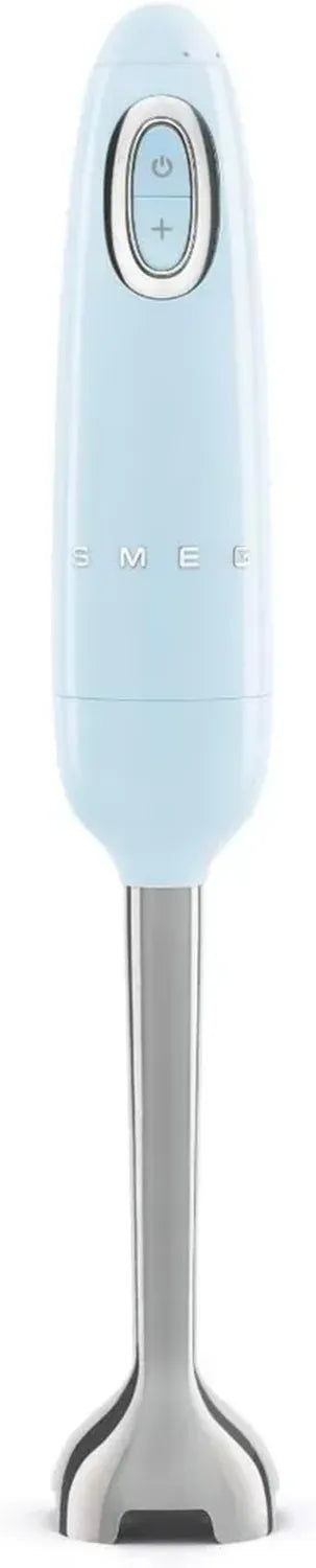 Frullatore a Immersione Smeg HBF11PBEU, 700W, con Turbo e Flowblend, Impugnatura Ergonomica, Blu